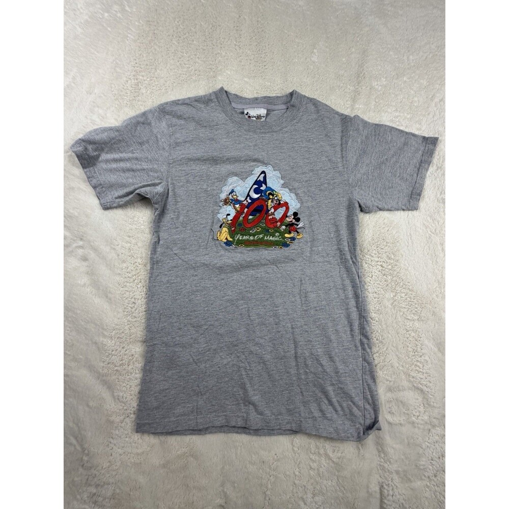 Vintage Walt Disney World 100 Years of Magic Grey T Shirt Small